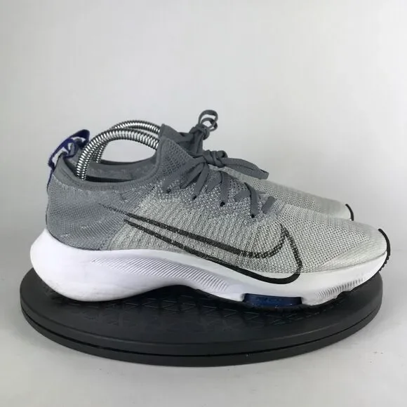 Nike Air Zoom Tempo Flyknit Gray Running Shoes CJ2102-002 Women’s Size 8.5 (7Y) - Picture 4 of 12